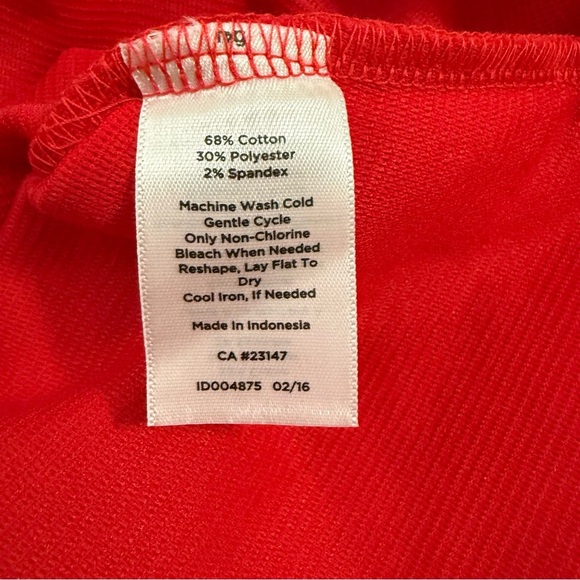 Talbots Red Sleeveless Dress petite XL - Picture 5 of 5